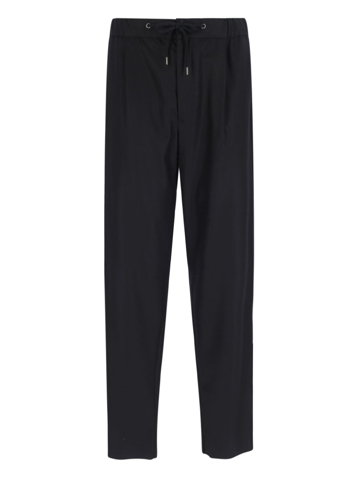 Giorgio Armani Trousers Featuring Elastic Waistband And Pockets In Black