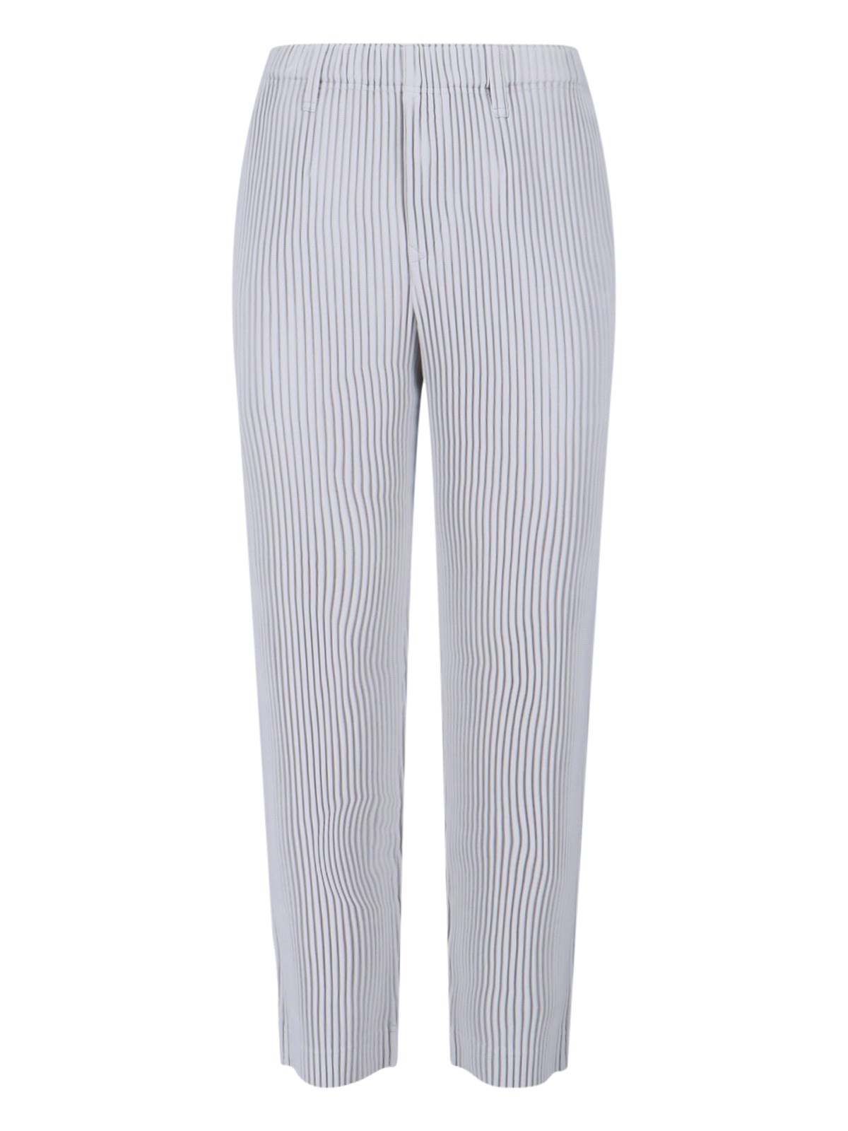 Homme Plisse Pleated Pants In Gray