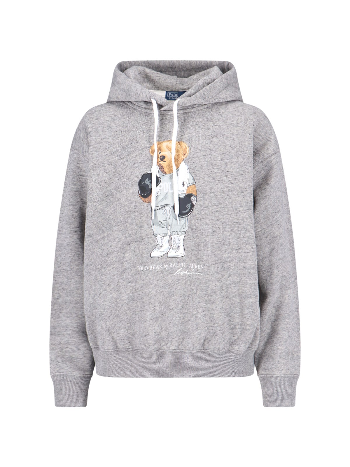 Polo Ralph Lauren Relaxed Fit Knit Sweatshirt With Playful Bear Graphic