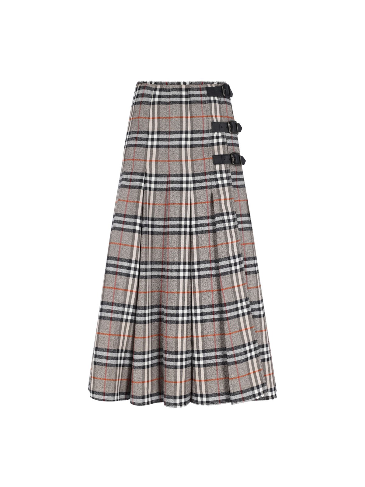 Burberry 'check' Midi Skirt