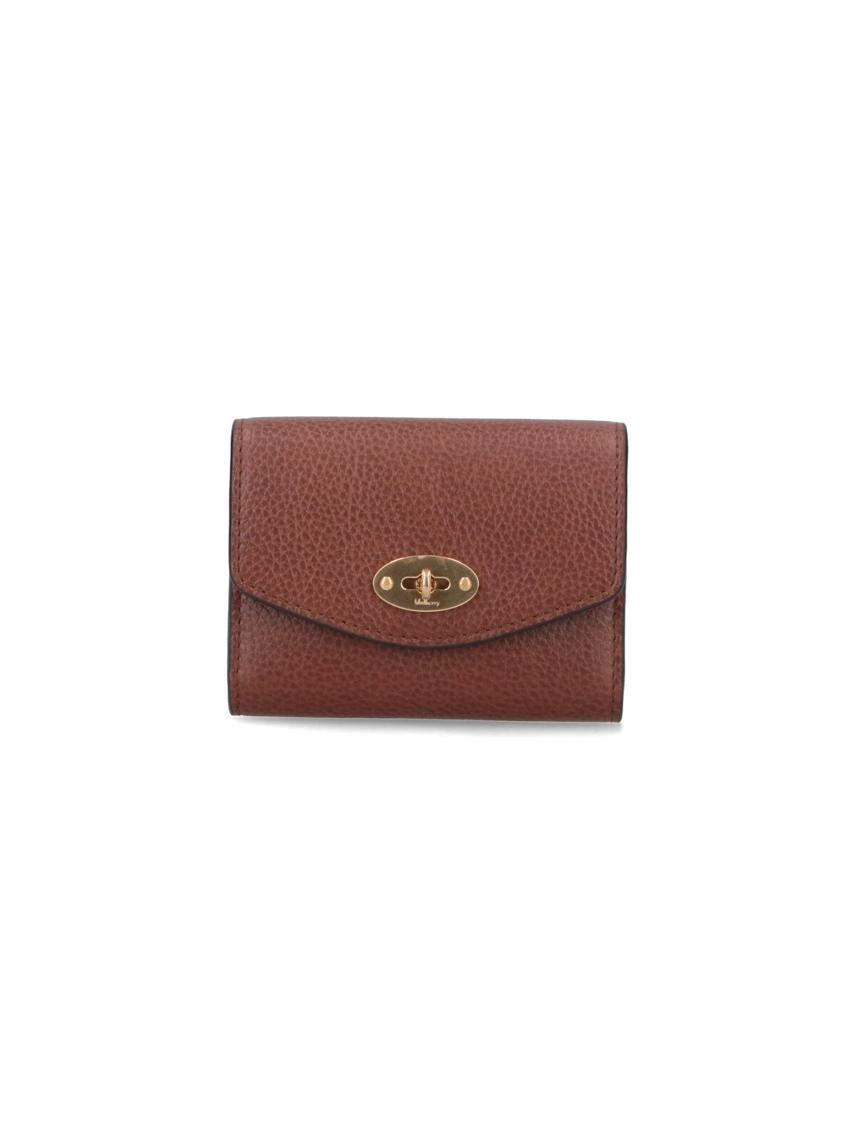 Mulberry Textured Wallet Gold-tone Hardware In Brown