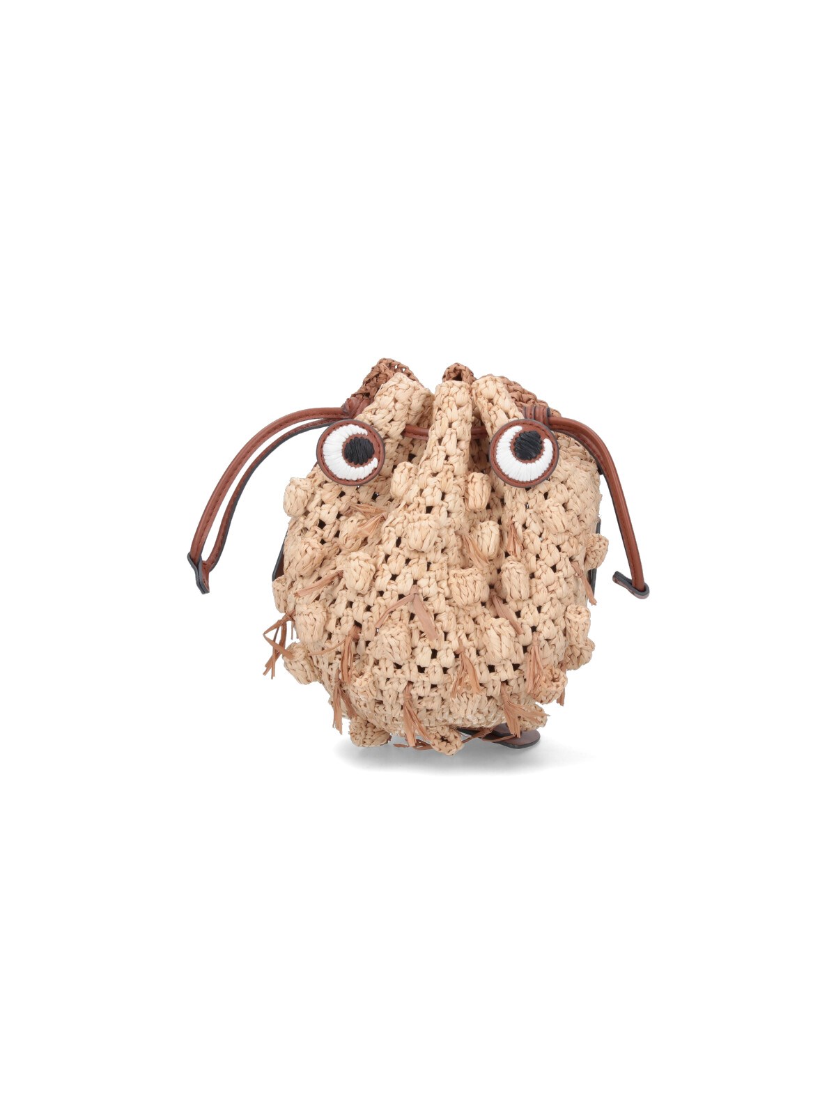 Anya Hindmarch Mini Crossbody Bag "eyes" In Beige
