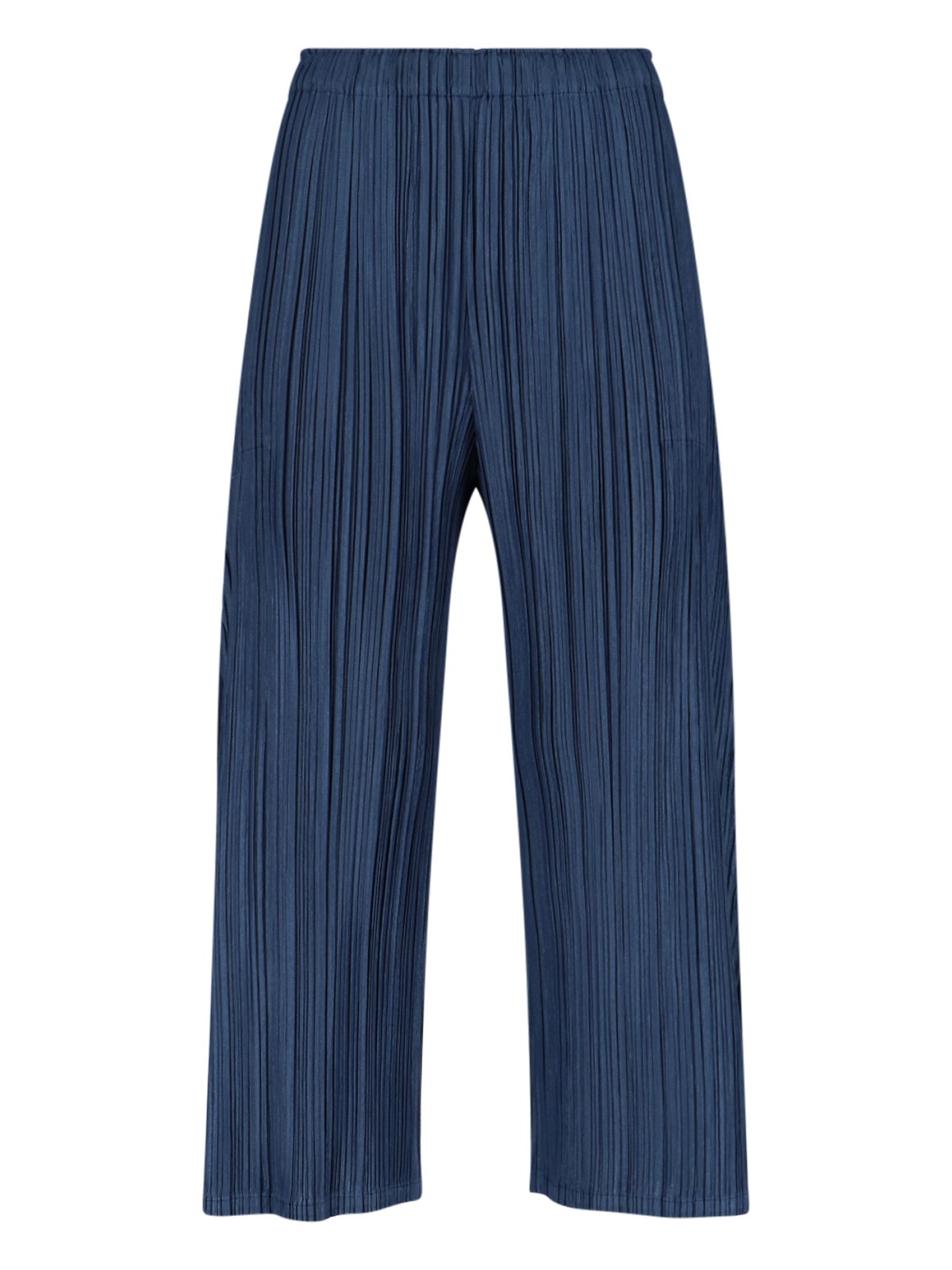 Pleats Please 'plissé' Wide Pants In Blue