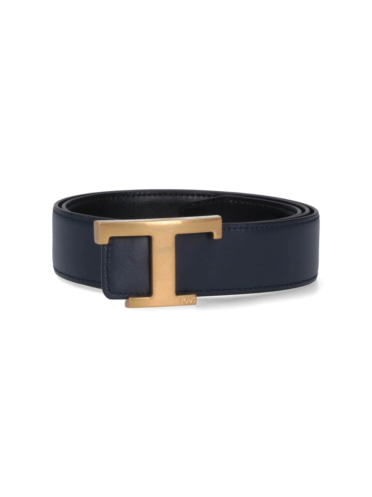 【関税＆送料込み】Tod'S Reversible \"T Timeless\" Belt Man MULTICOLOUR T Timeless Reversible Belt in Leather