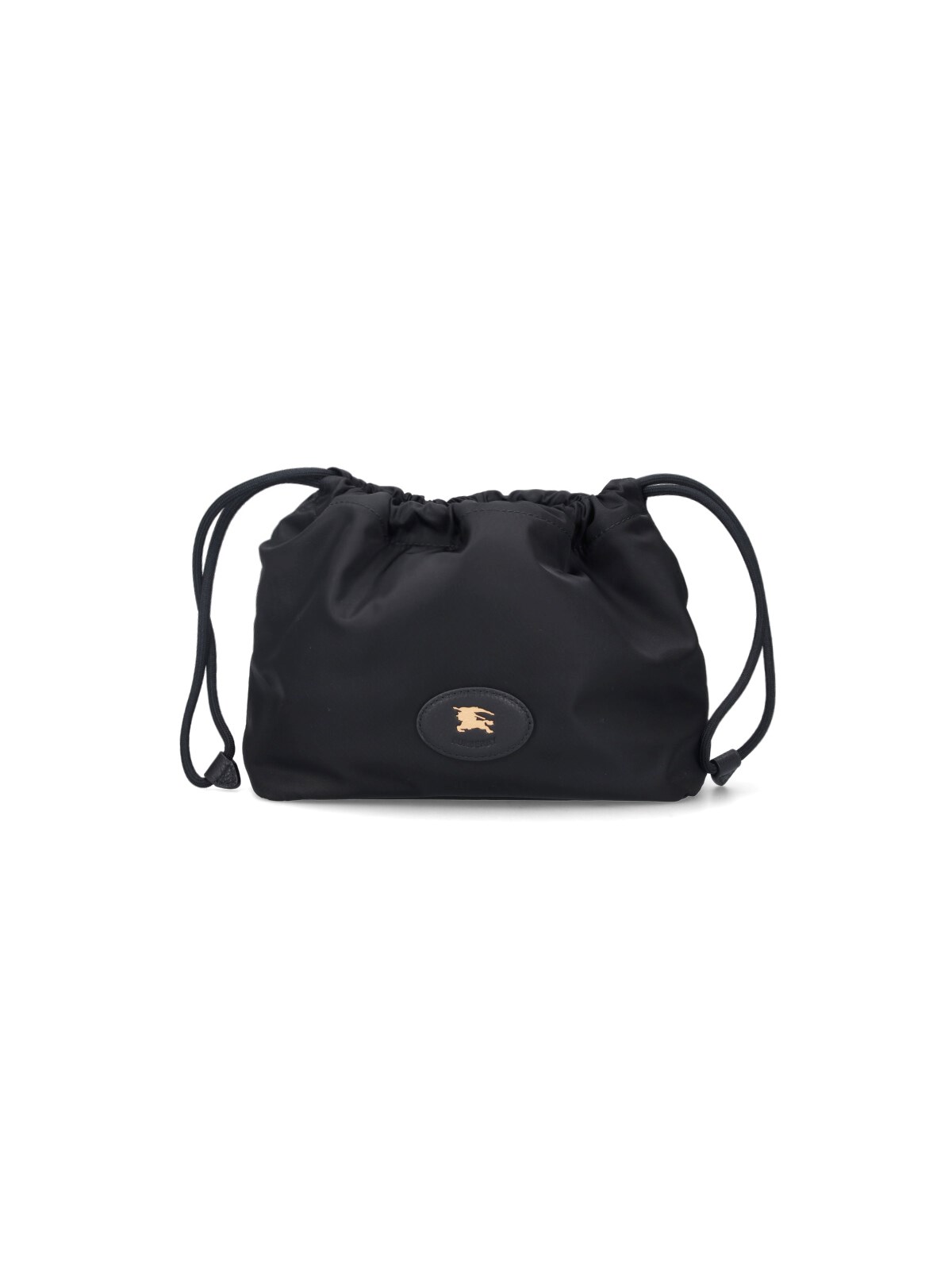 クラッチバッグ Burberry Black Canvas Horseshoe Reversible Clutch Burberry