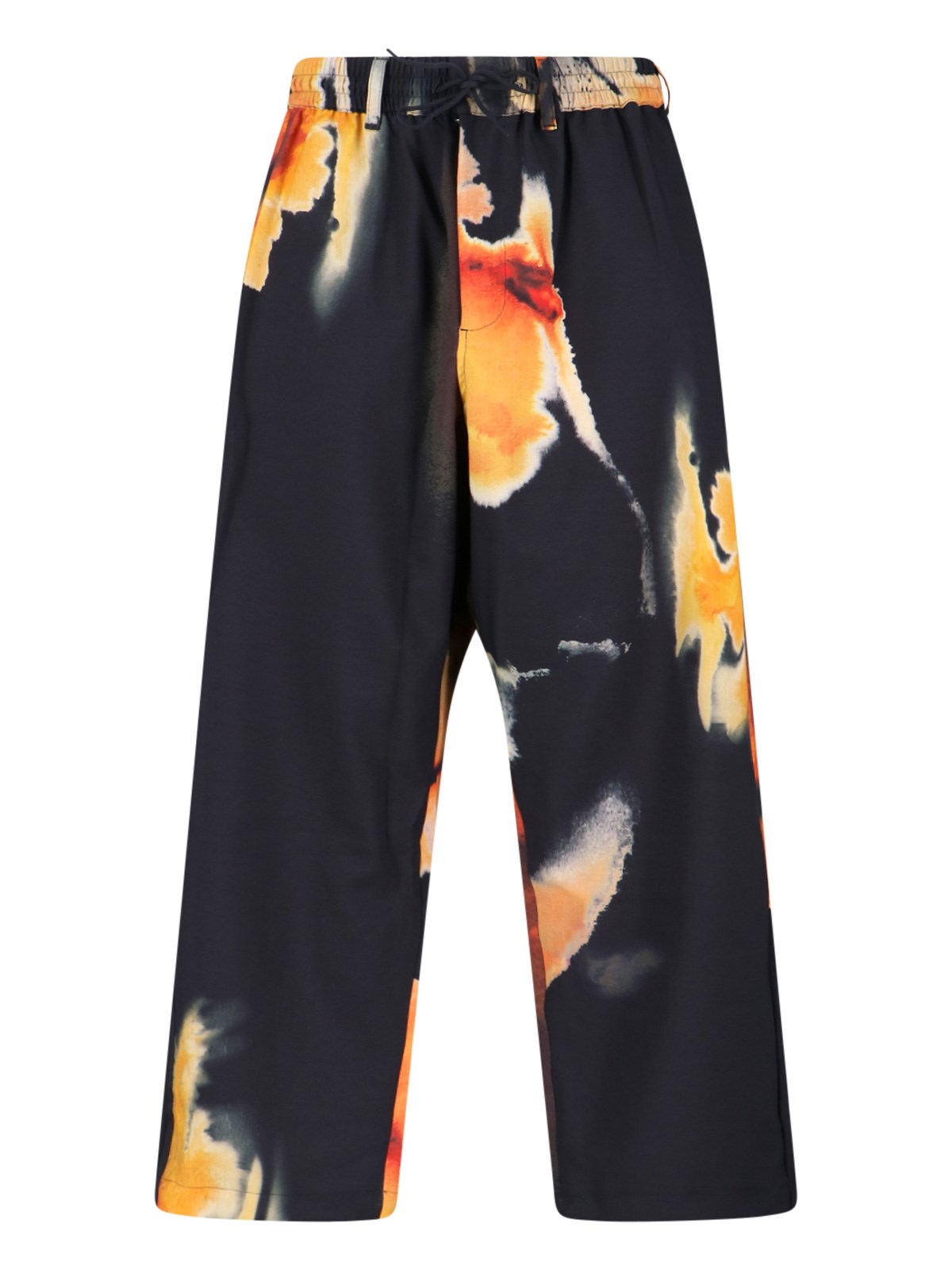 Y-3 Allover Print Sport Uniform Track Pants In Black