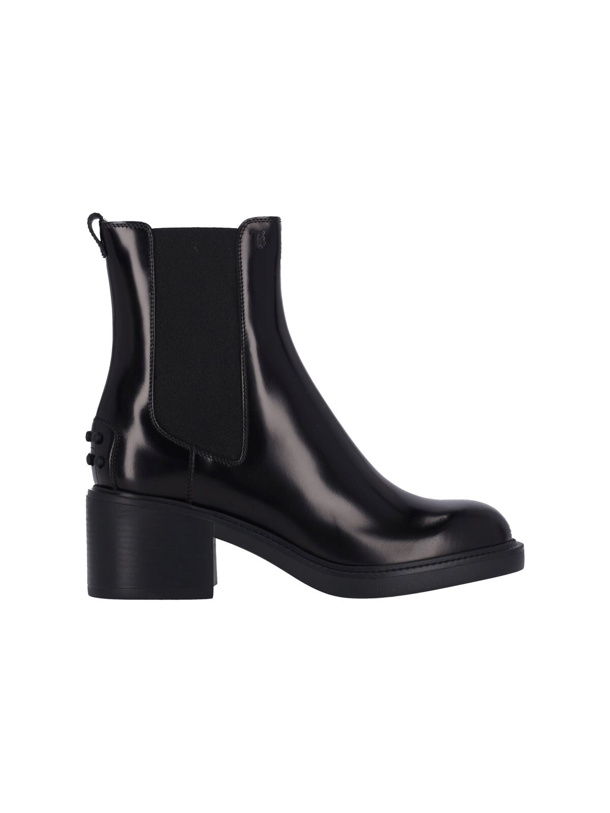 Tod's 60mm Leather Chelsea Boots In Black