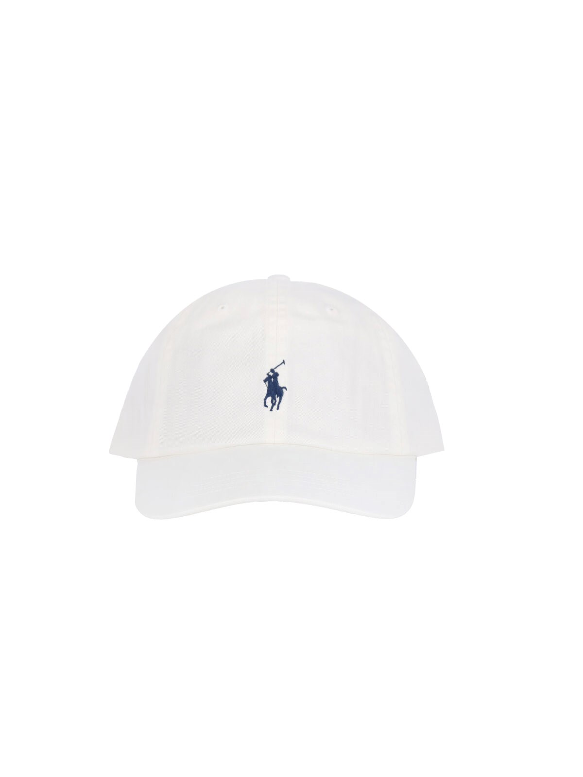Polo Ralph Lauren Mens Classic Logo-embroidered Adjustable Cotton Cap Pale Cream In White