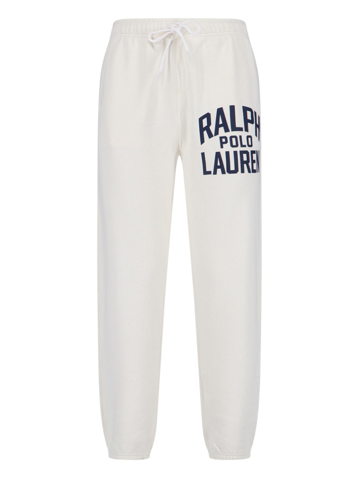 Polo Ralph Lauren Cotton Joggers With Elastic Waistband And Pockets In White