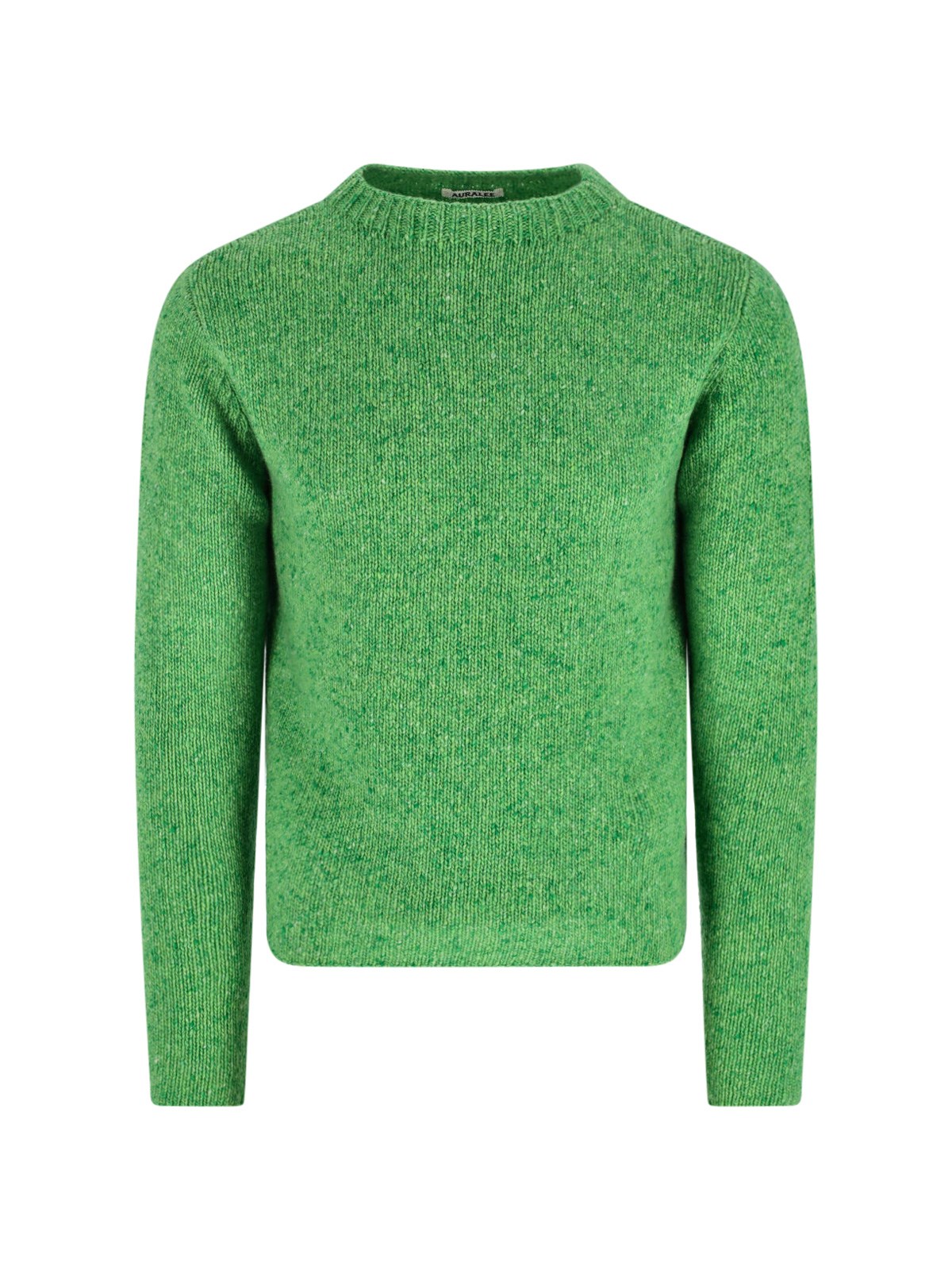Auralee Crew-neck Long-sleeved Sweater In Multi