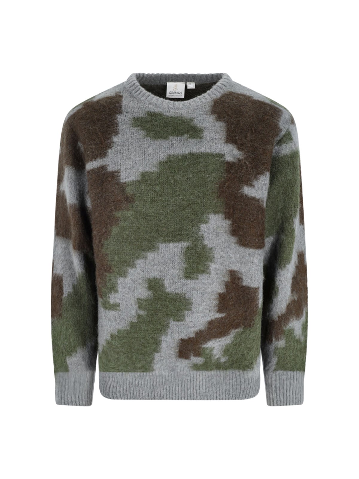 Gramicci Camouflage Sweater In Green