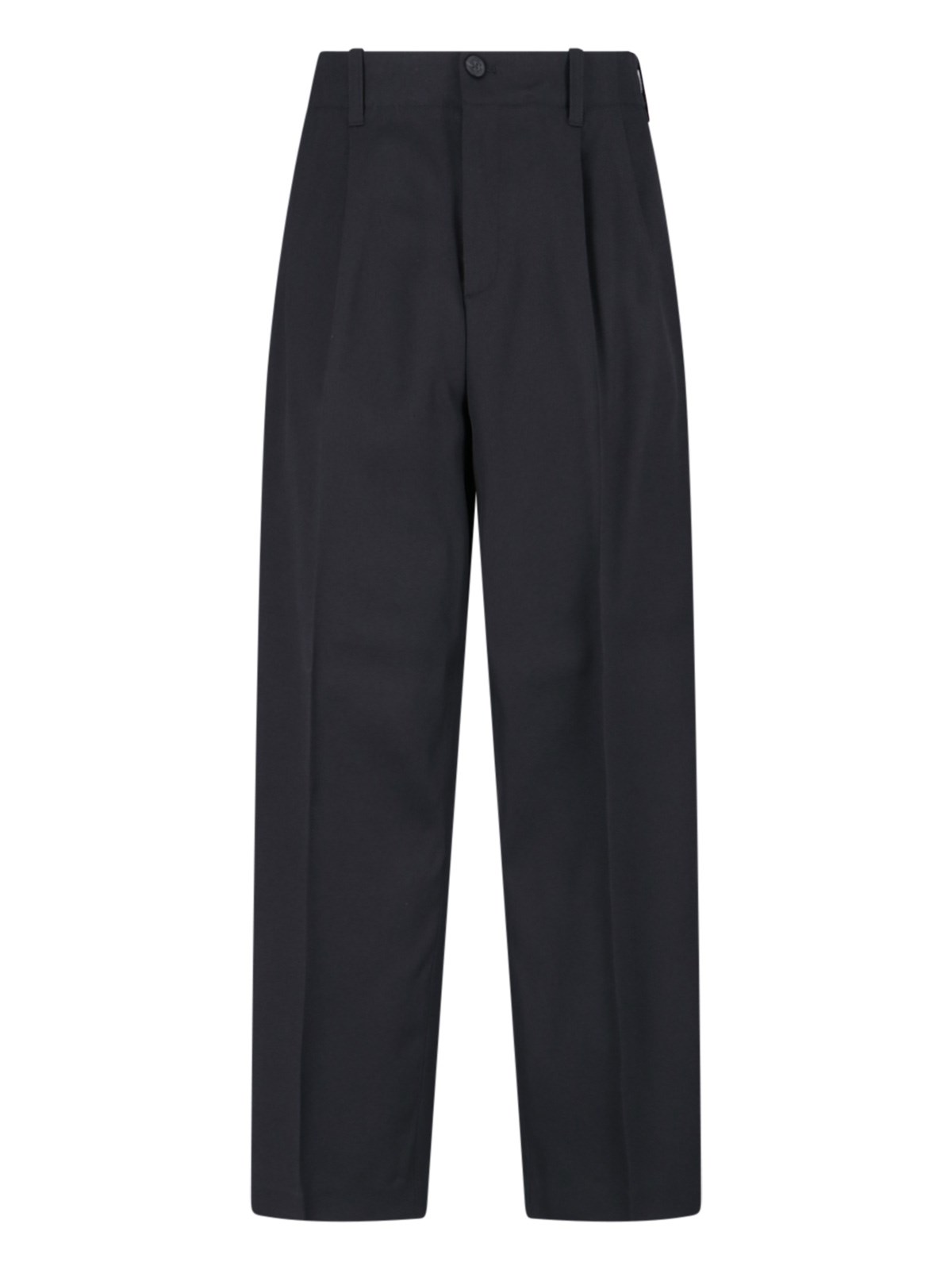 Golden Goose Tailored Black Trousers With Pleated Front In Black