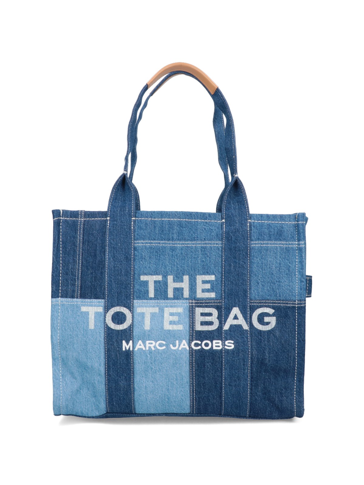 Marc Jacobs 'the Denim Large' Bag In Blue