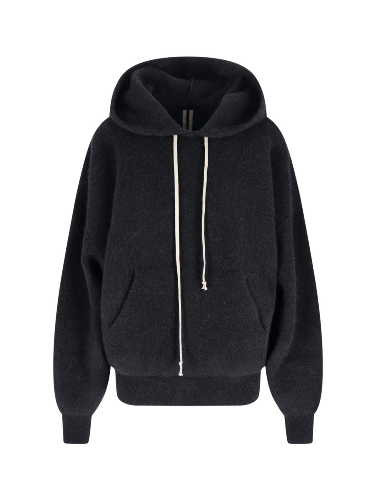 Rick Owens "hun" Hoodie In Black