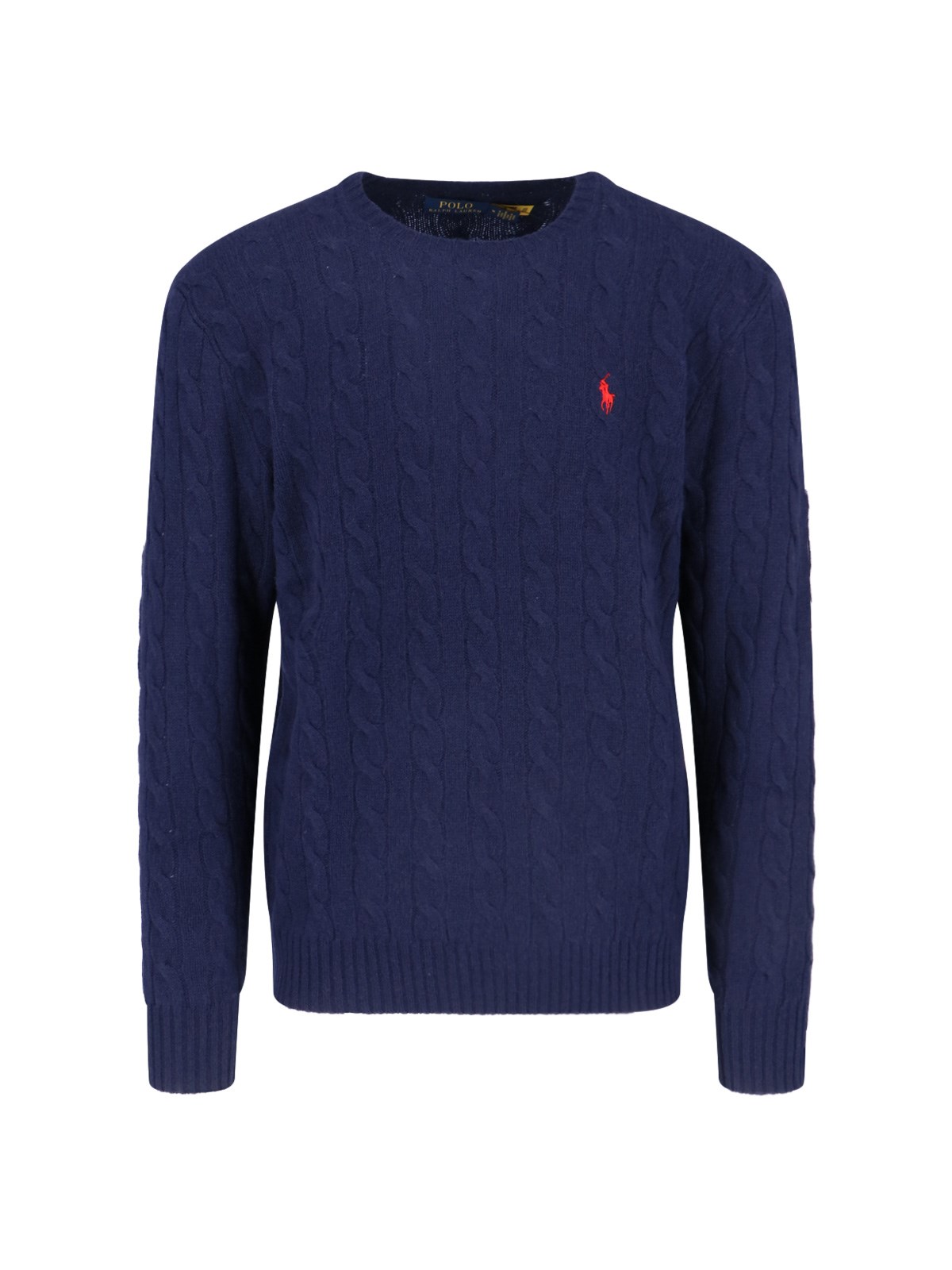 Polo Ralph Lauren Cotton Blend Sweatshirt With Logo In Blue