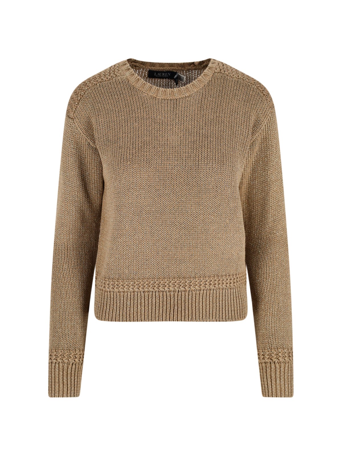 Ralph Lauren Round-neck Sweater In Brown