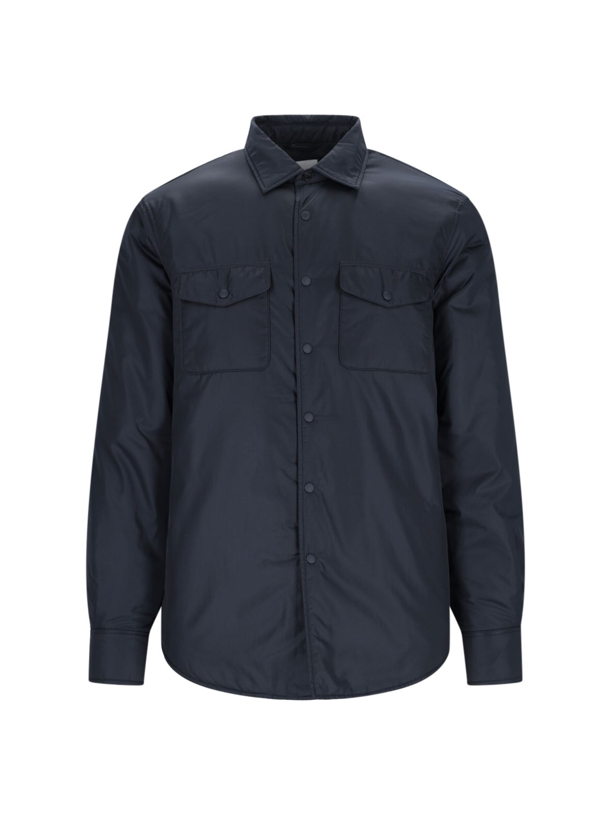 Aspesi Two Pockets Shirt In Blue