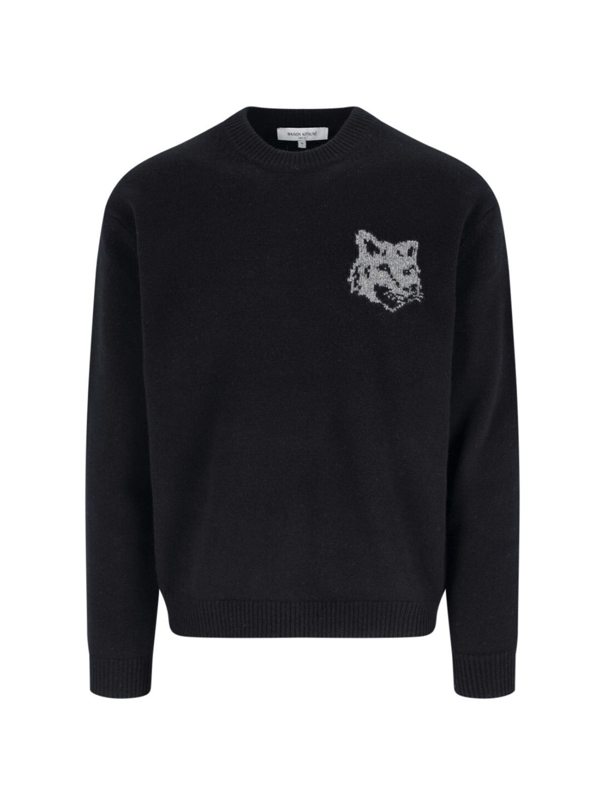 Maison Kitsuné 'Fox Head' Crew Neck Sweater