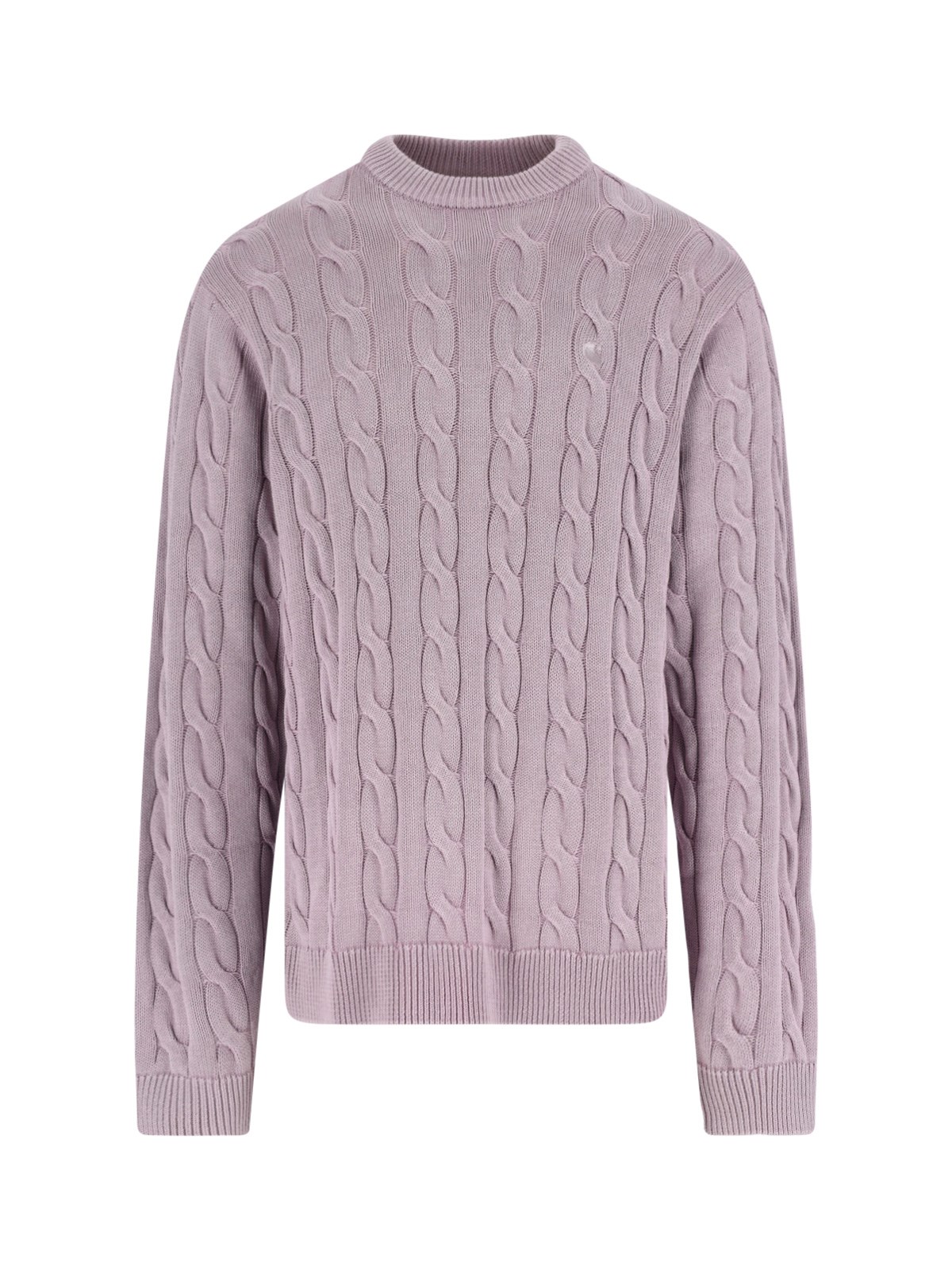 Carhartt Carter Cable-knit Sweater In Purple