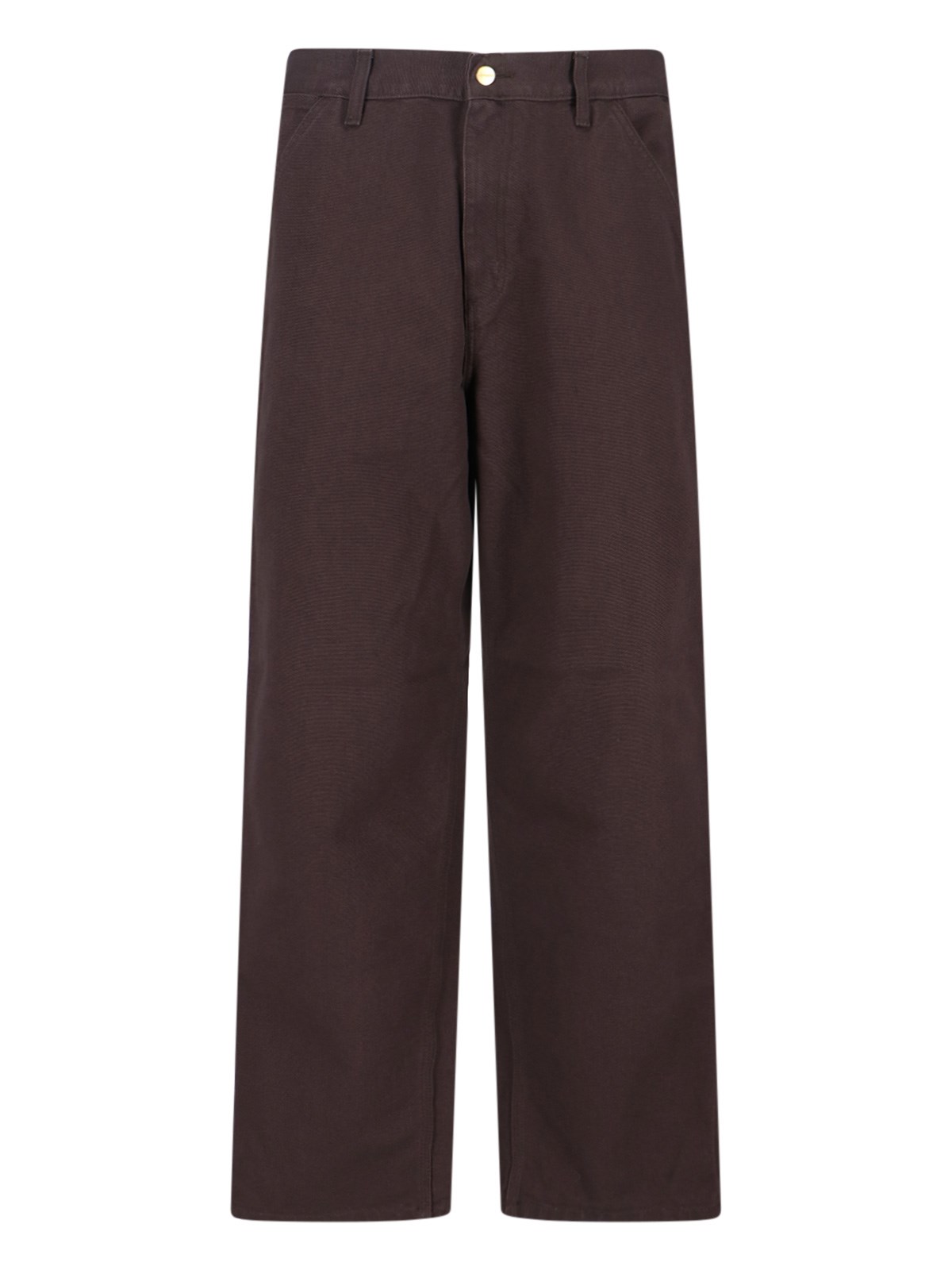 Carhartt Straight-leg Trousers In Brown
