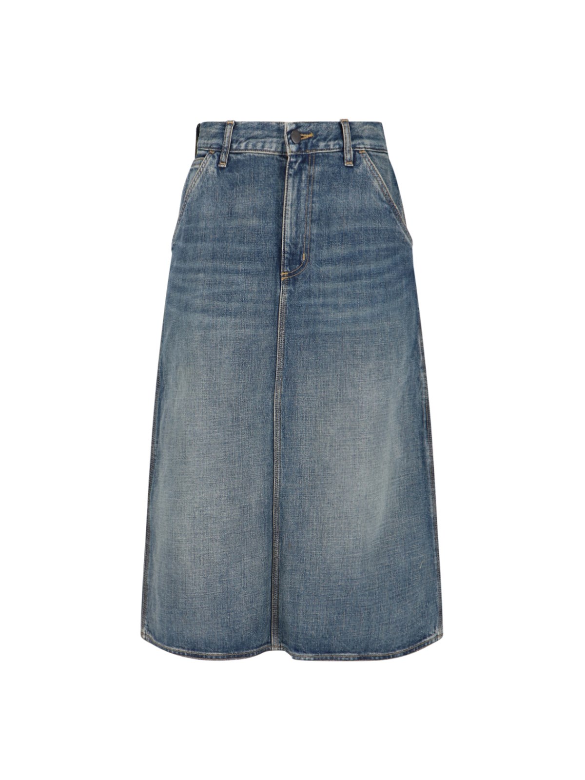 Carhartt 'single Knee' Midi Skirt In Blue