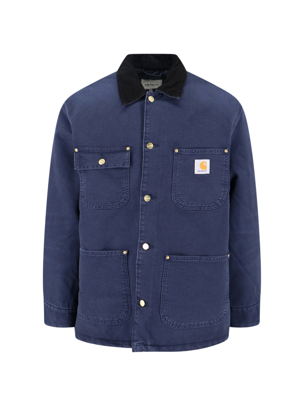 Carhartt Og Chore Corduroy-collar Denim Jacket In Multi