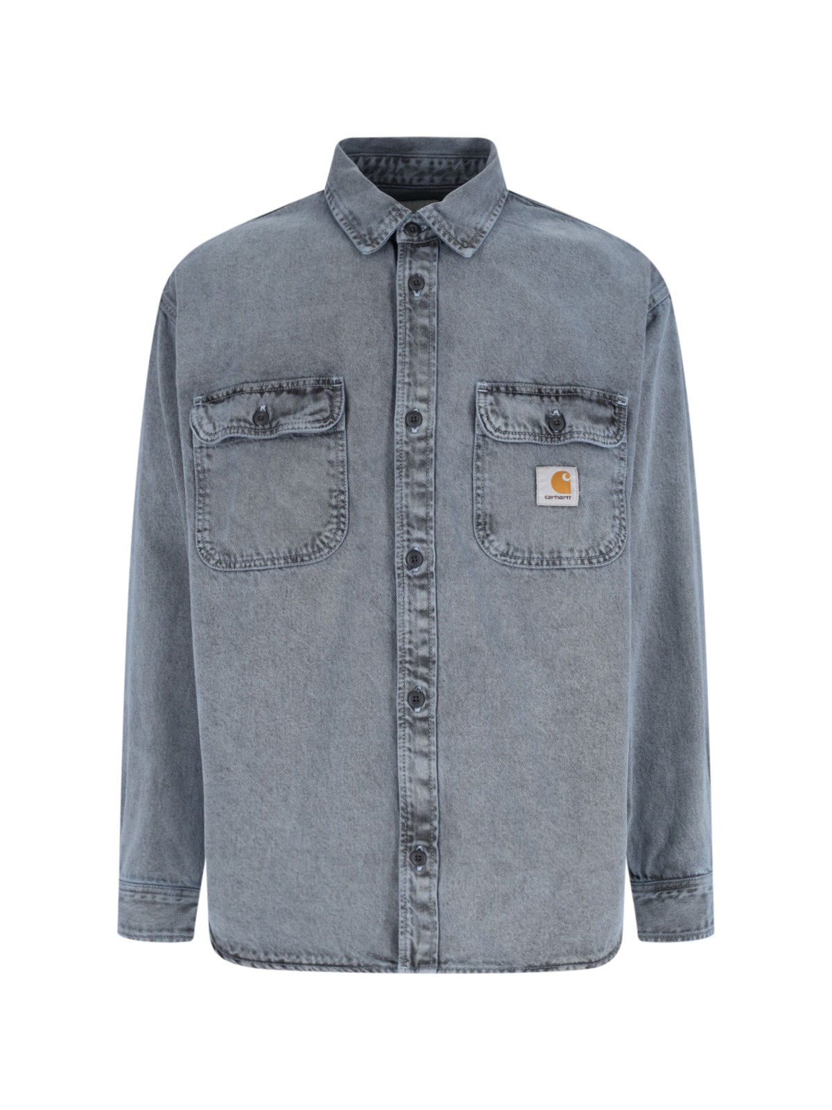 Carhartt Blue Tigan Shirt Shirt Jacket In Gray