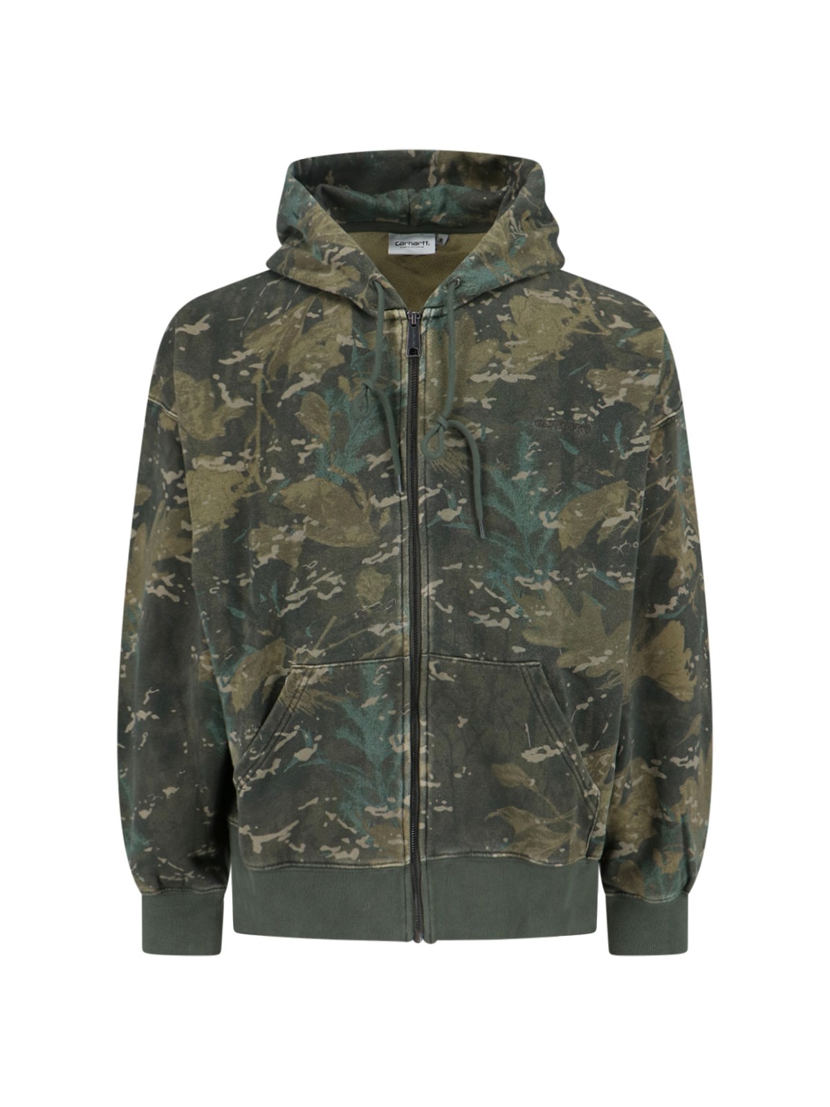 Carhartt "benton" Hoodie In Green