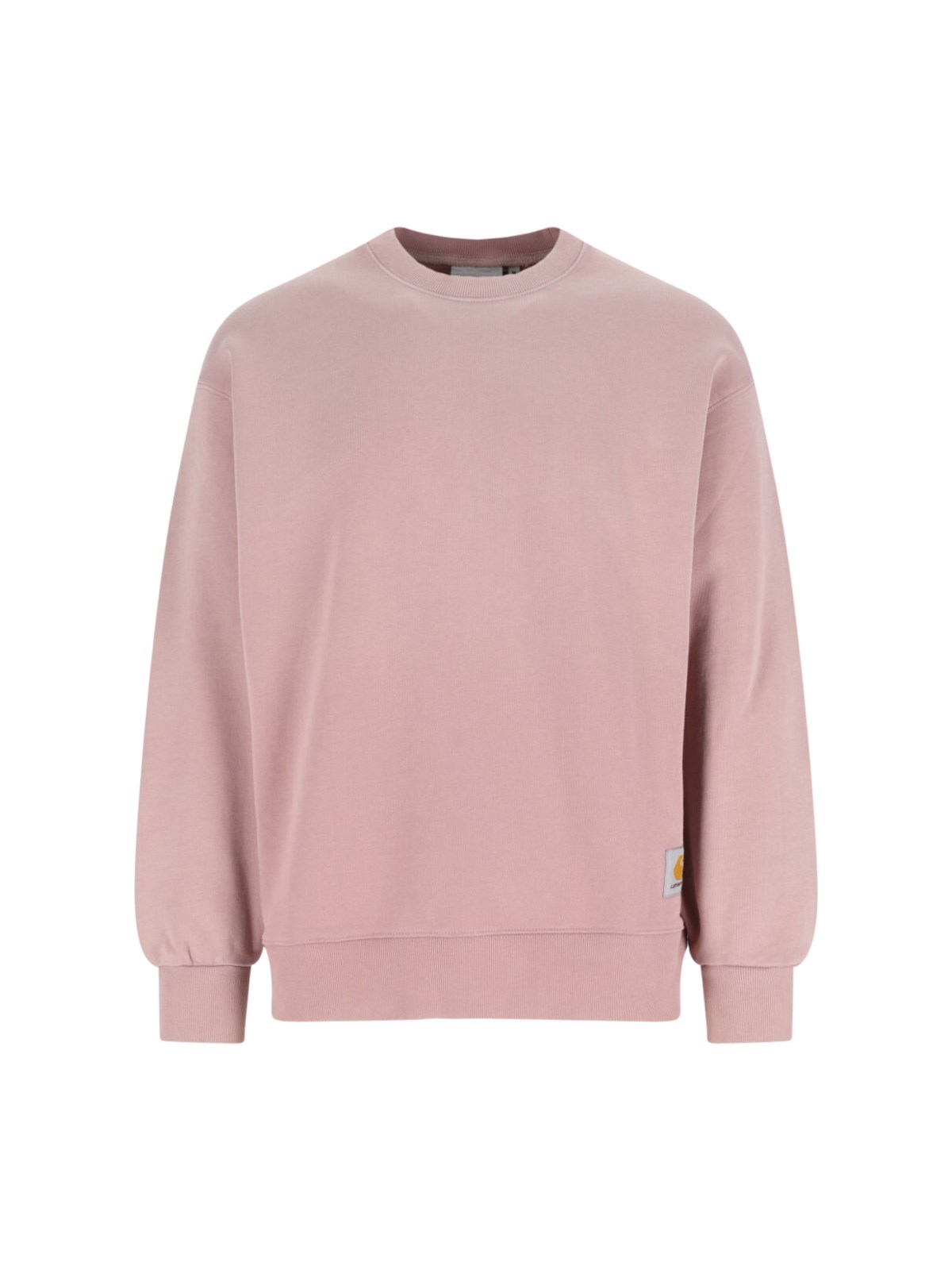 Carhartt Wip Antiqued Pink Cotton Hudson Sweat In Pink