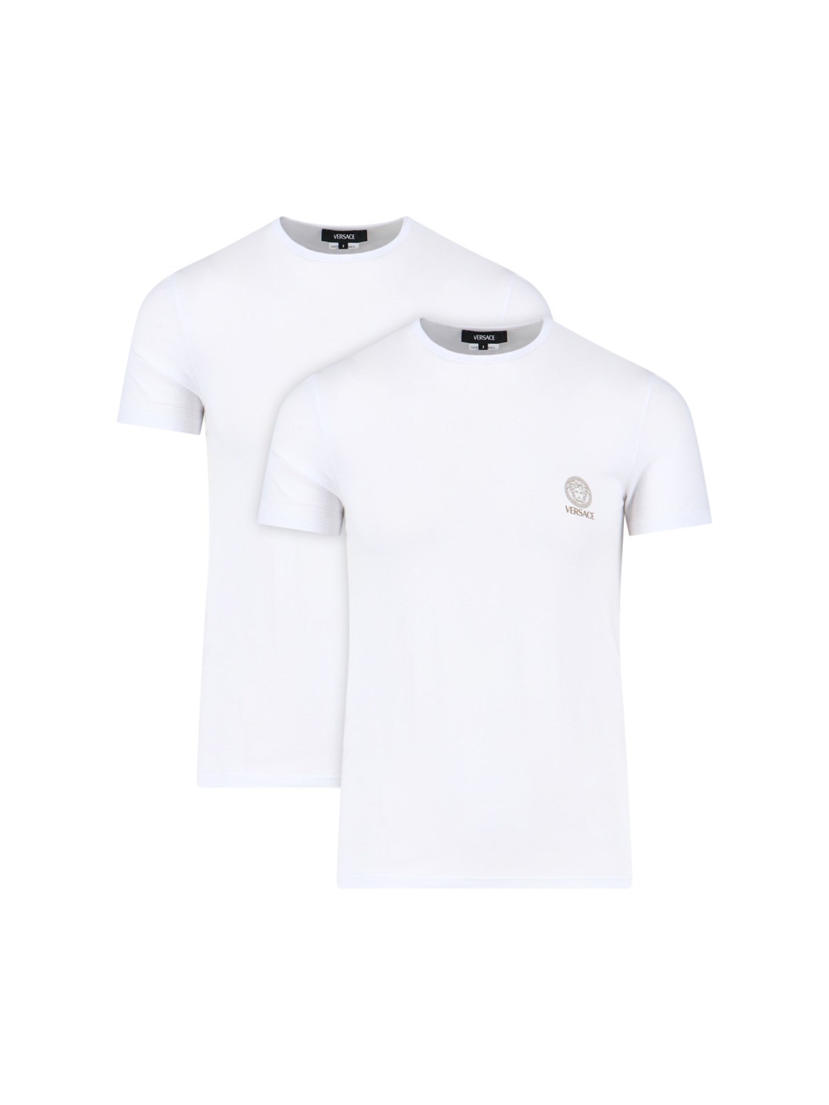 Versace Set Of Two Medusa Cotton T-shirts