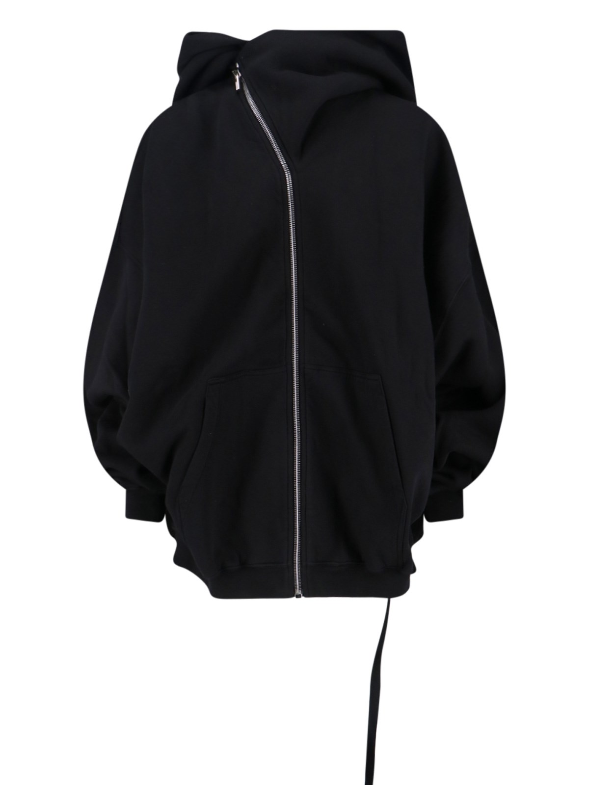 Rick Owens Drkshdw Hooded Sweatshirt With Drawstring And Pockets In Black