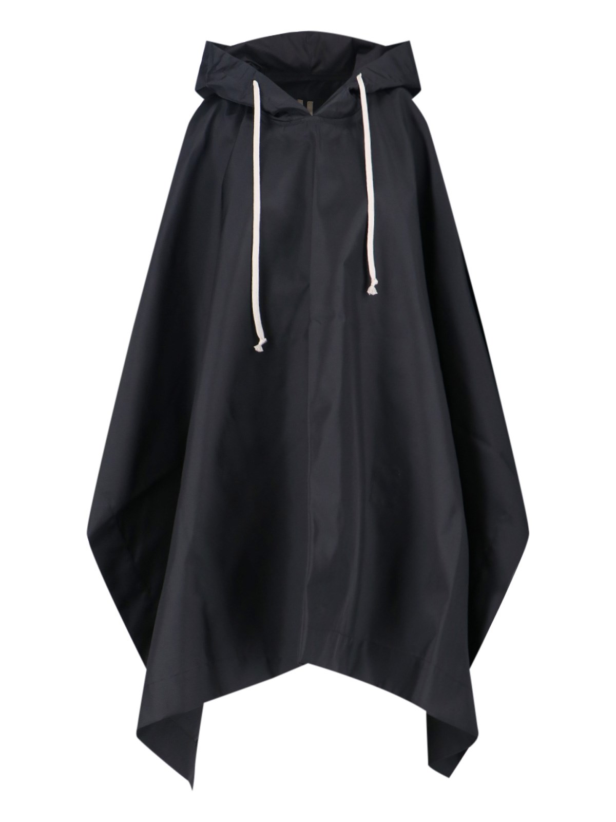 Rick Owens Drkshdw Drawstring Hooded Lightweight Loose Fit Jacket In Black