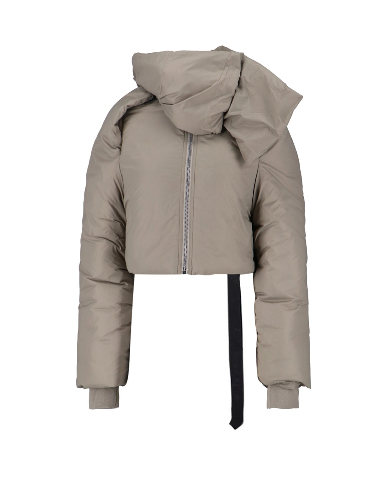 Rick Owens Drkshdw Padded Crop Down Jacket In Gray