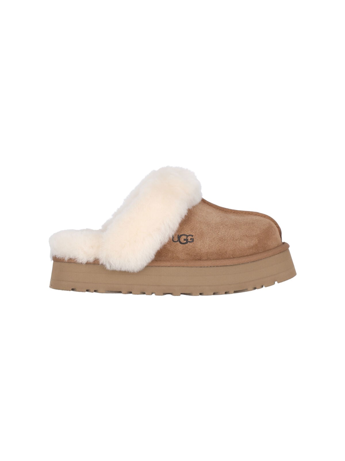 Ugg Mules Platform "tazz" In Sand