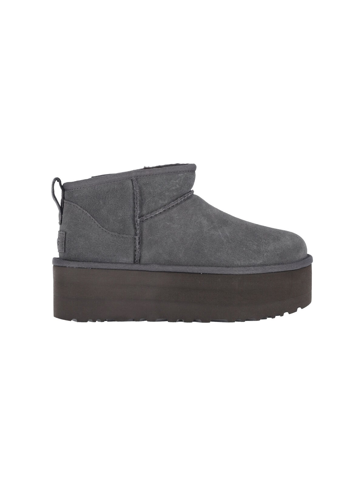Ugg 'classic Ultra Mini' Ankle Boots In Gray