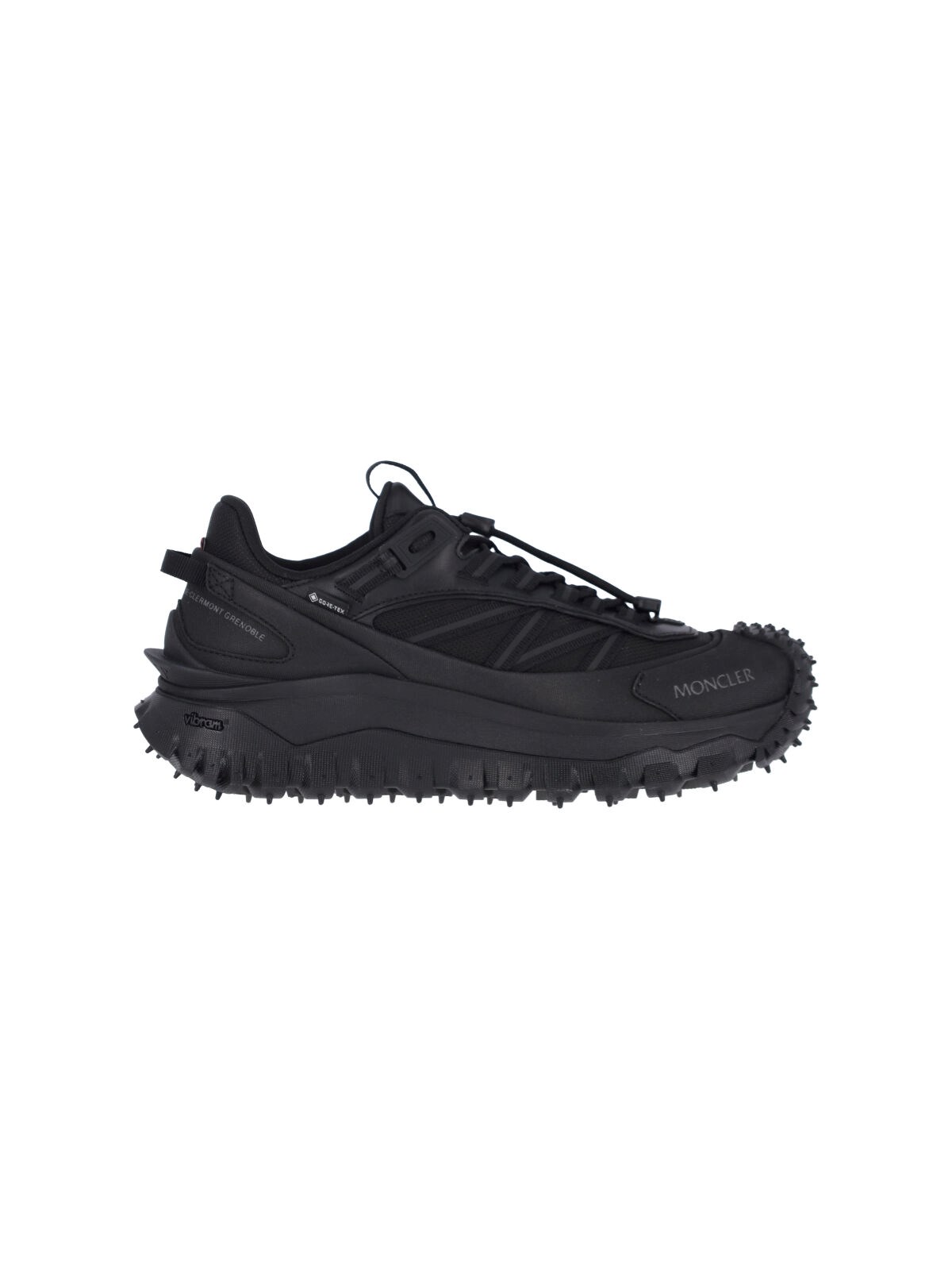 Moncler Men Trailgrip Gtx Mesh And Leather Sneakers In Multi