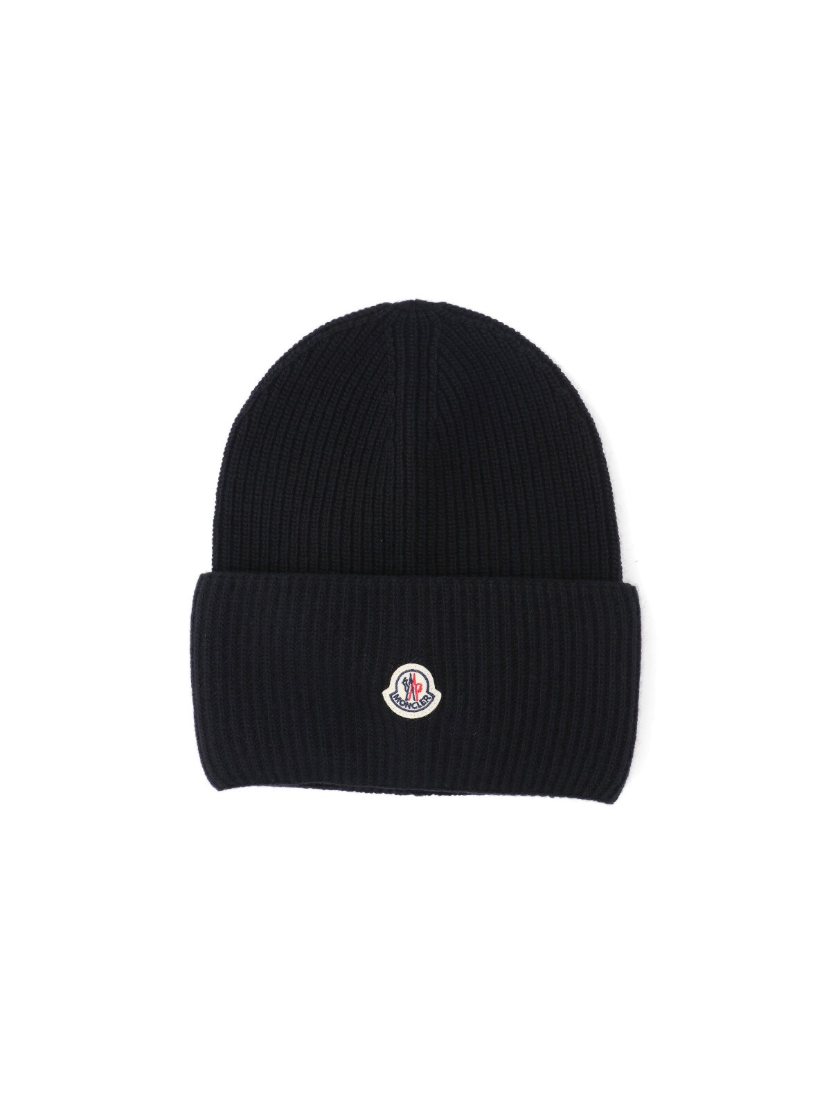 Moncler Wool Beanie In Black