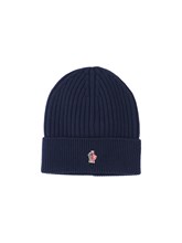 MONCLER Grenoble blue logo beanie Moncler Grenoble Men main image 2