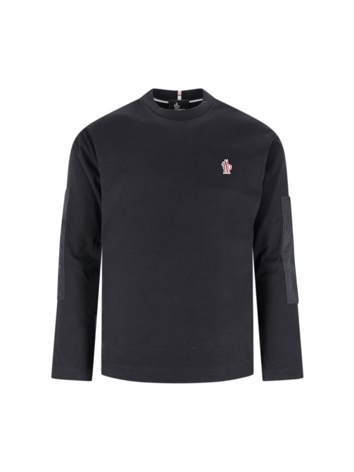 Moncler Logo-patch T-shirt In Black
