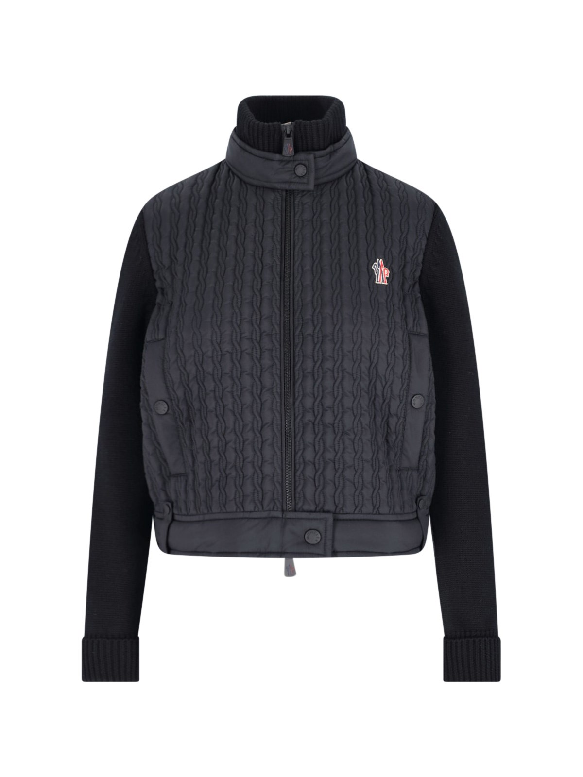 Moncler 'tricot' Cardigan In Blue