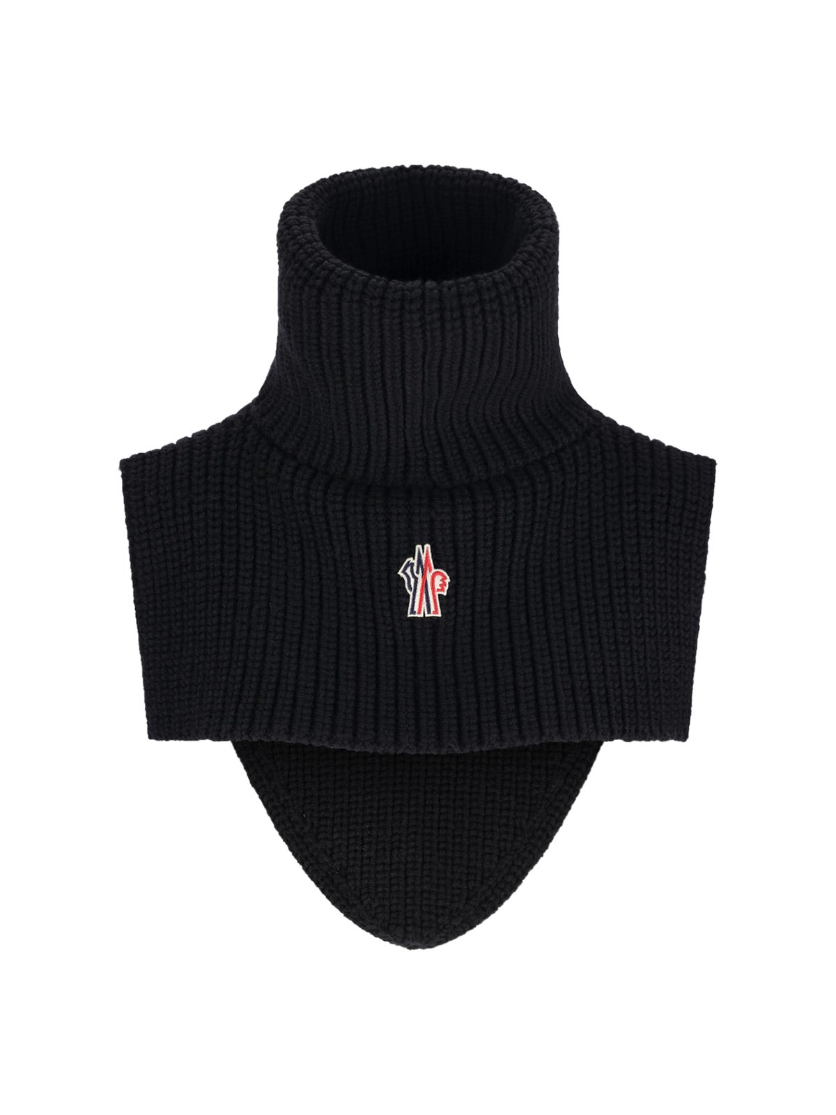 Moncler Virgin Wool Neck Warmer In Black