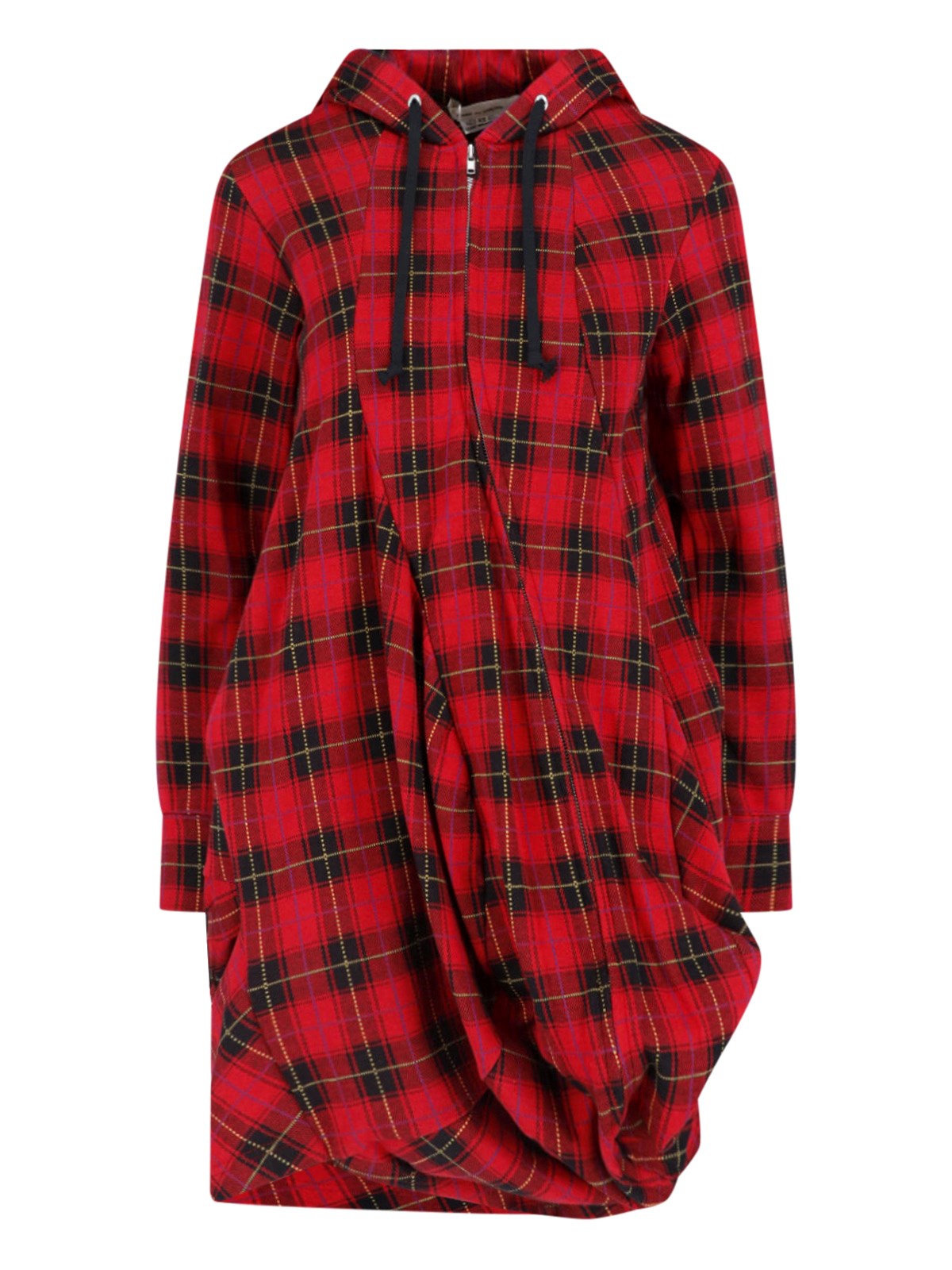 Comme des Garcons Checked Midi Dress