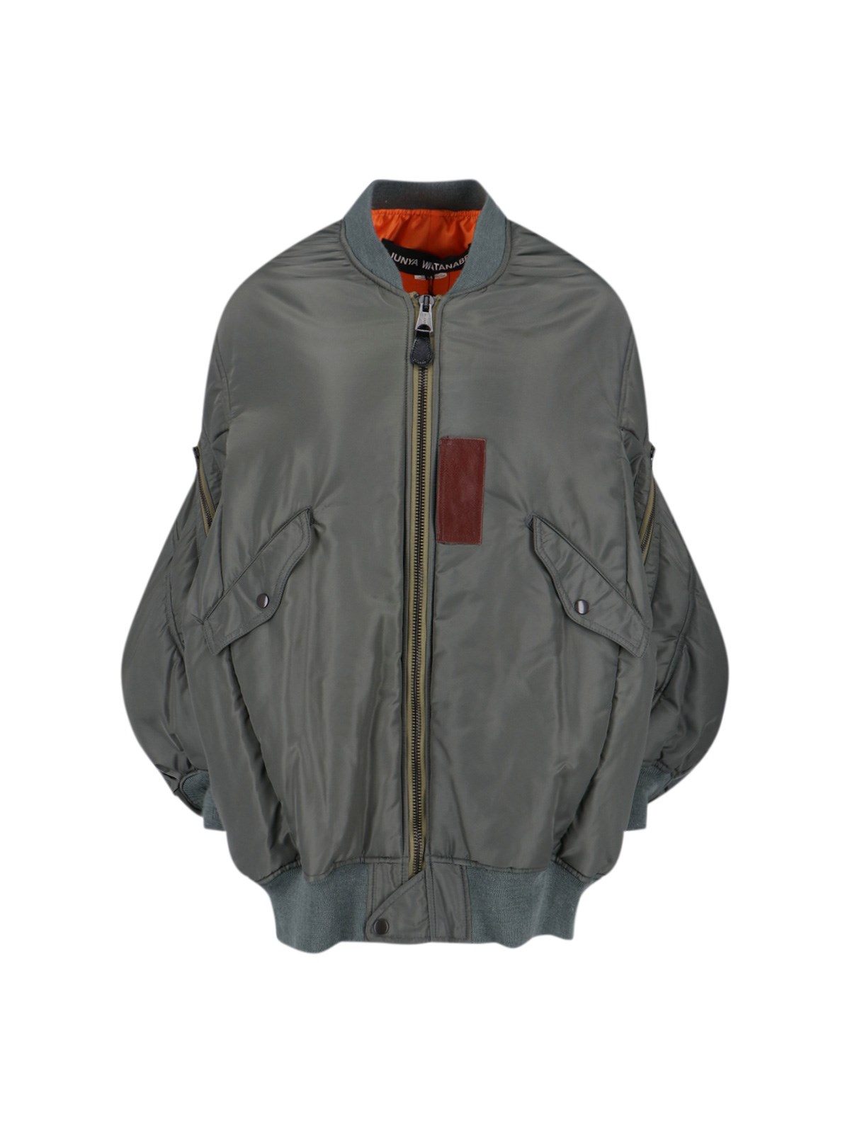 Junya Watanabe Zippered Long-sleeved Casual Jacket In Gray
