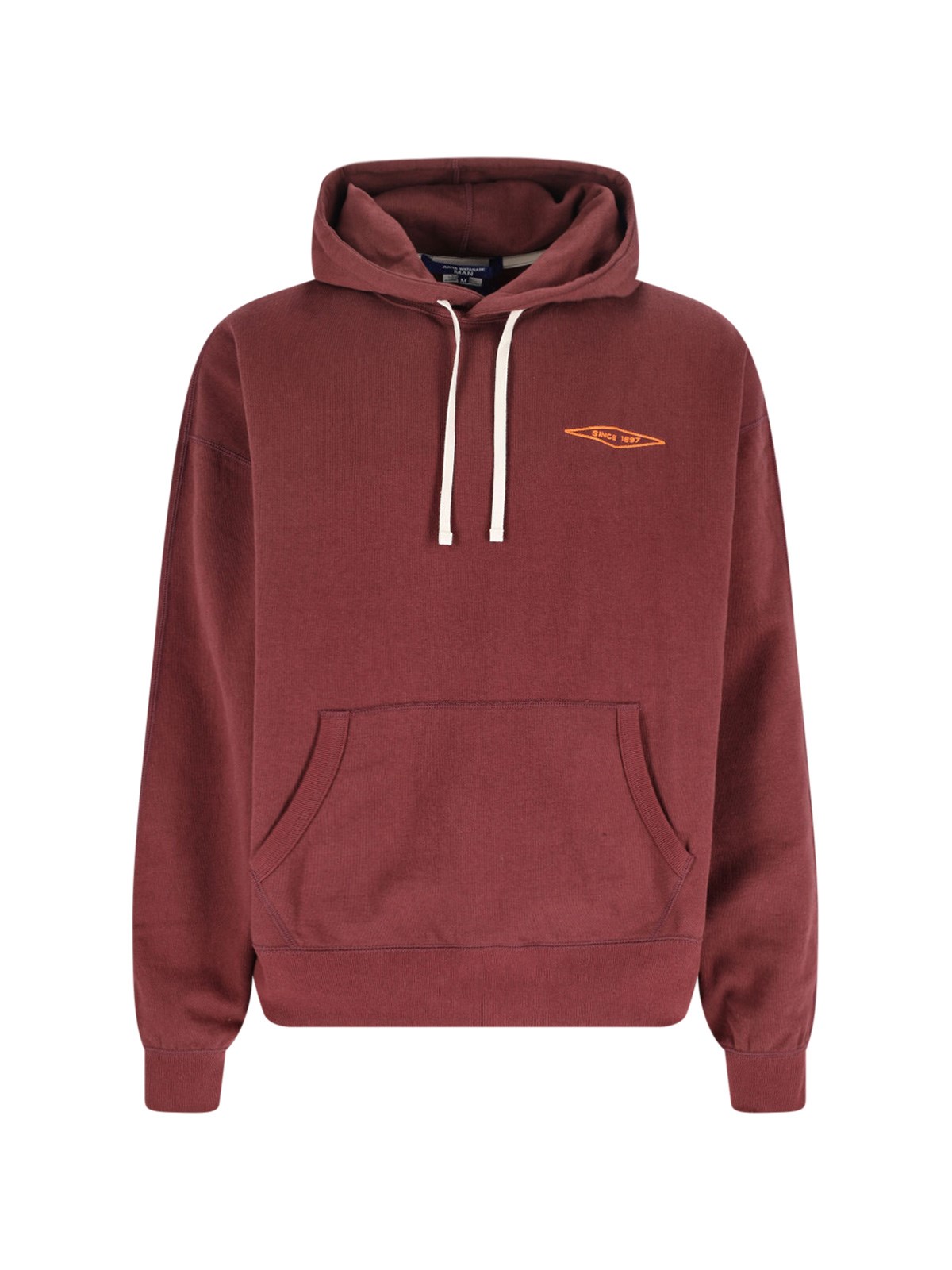 Junya Watanabe Hooded Sweatshirt Kangaroo Pocket Design In Red