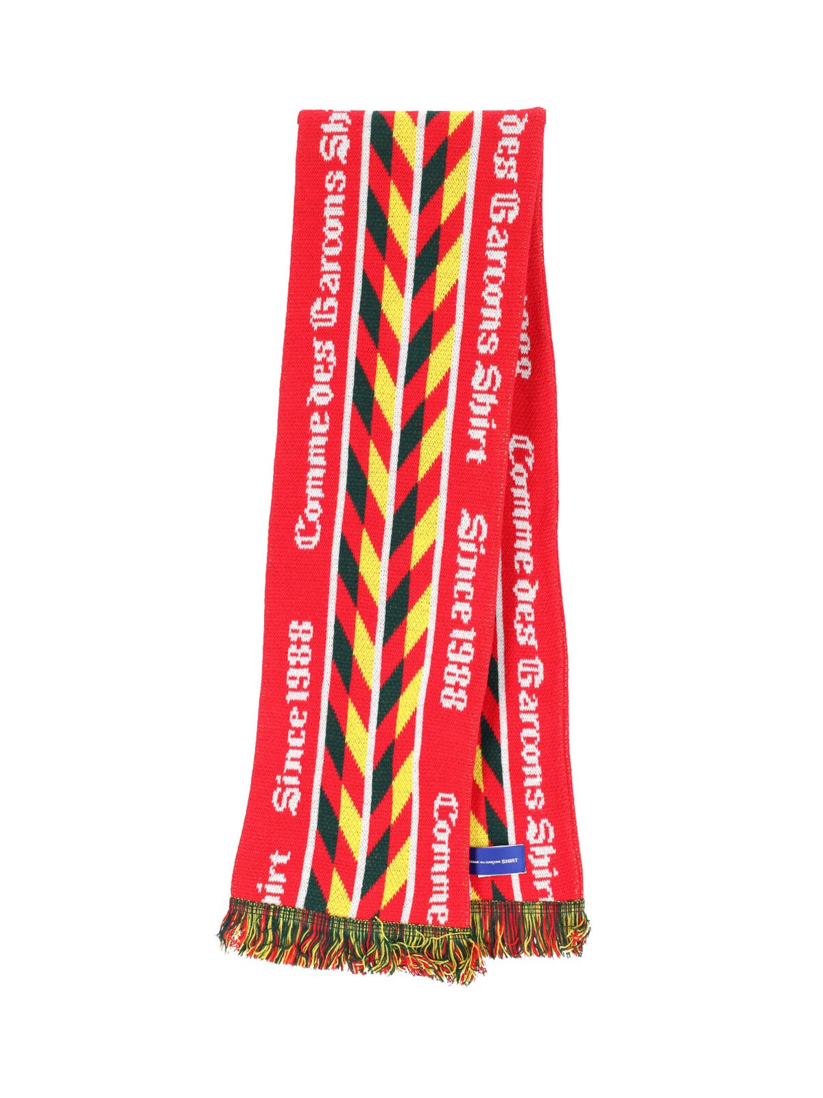 Comme Des Garçons Shirt 'football' Scarf In Red