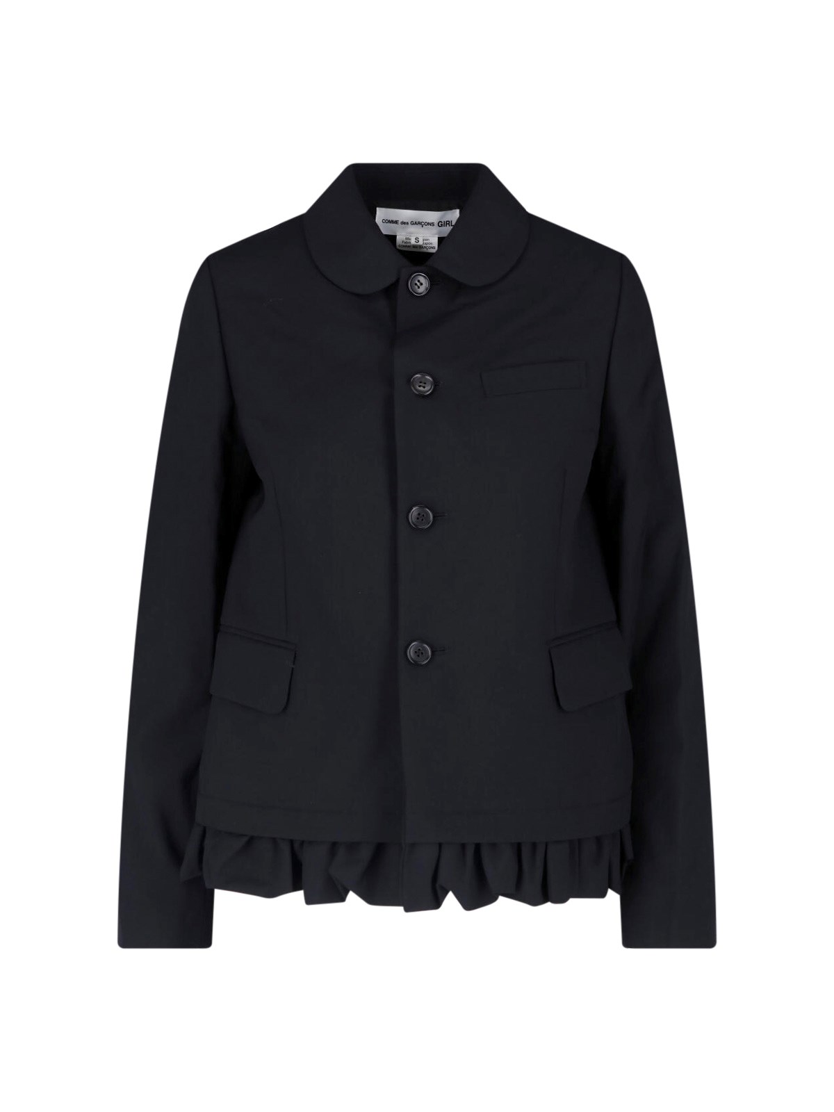 Comme des Garcons Girl Wool Button-Down Jacket