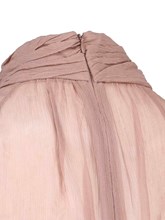 staud esther chiffon dress STAUD, Esther Mini Dress in Taupe, Size XL