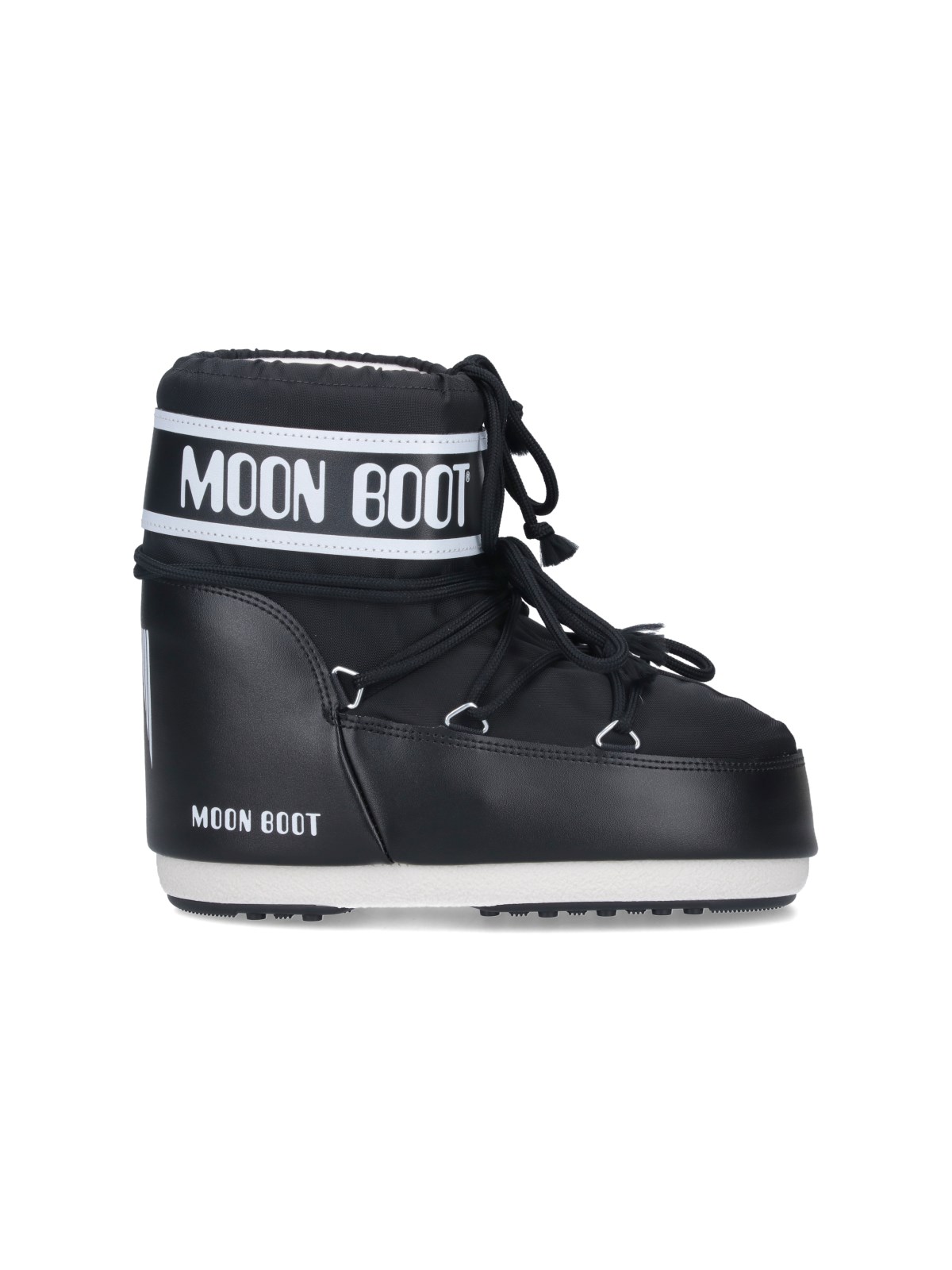 Moon Boot Moon Logo-detail Snow Boots In Black