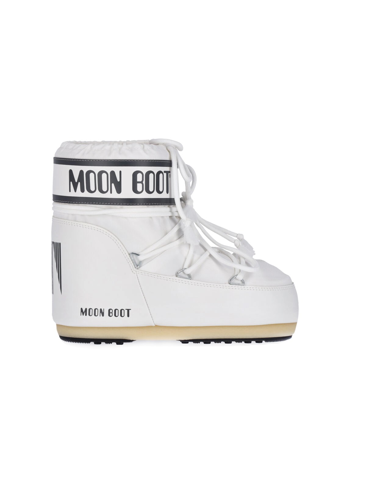 Moon Boot "icon Low" Padded Ankle Boots In White