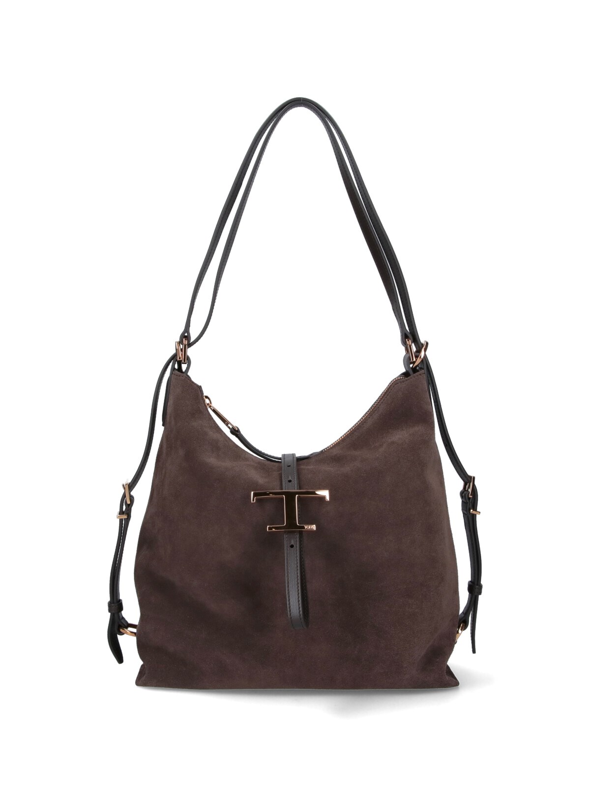Tod's T-timeless Shoulder Bag In Brown